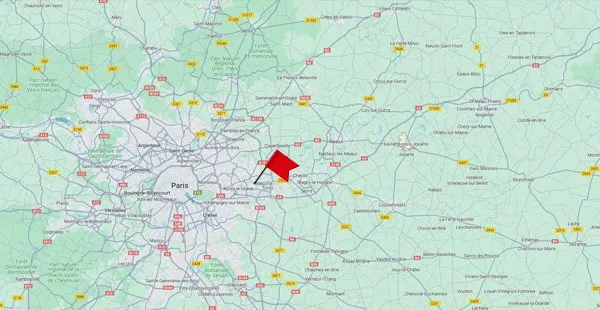 Carte Fibre Marne la Vallée