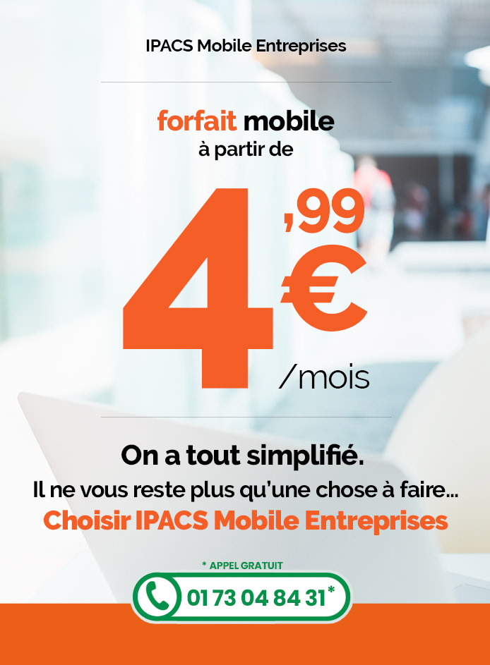 Forfait mobile à partir de 4,99€
